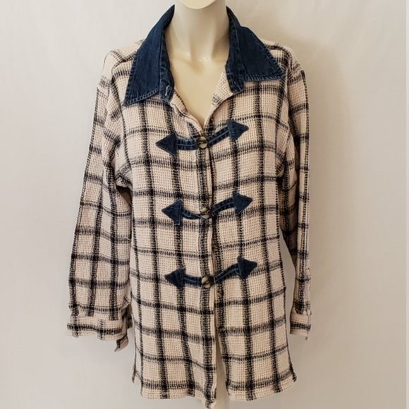 Fore Warned Brand Button Shirt/Jacket 18 - Picture 1 of 7